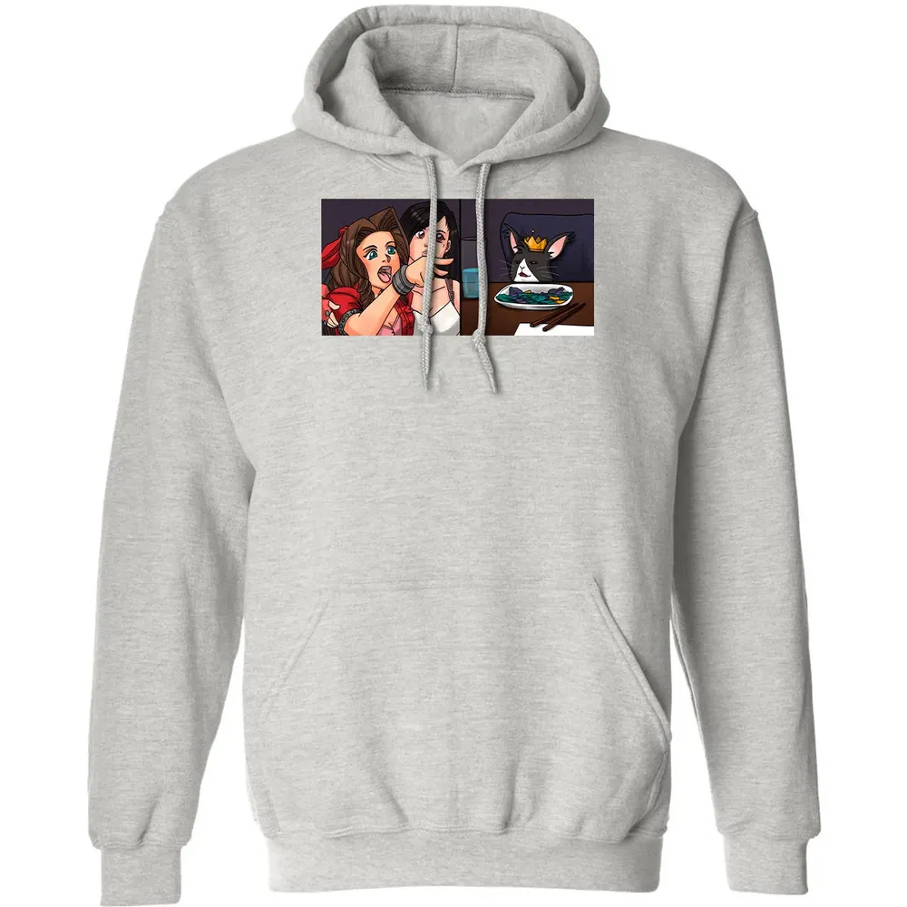 Aerith Yelling At Cat Classic Unisex Hoodie - 8