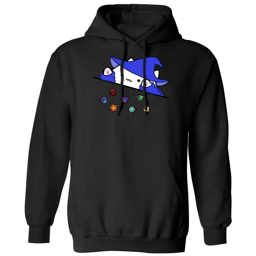 Cat Throws Dices Classic Unisex Hoodie - 11