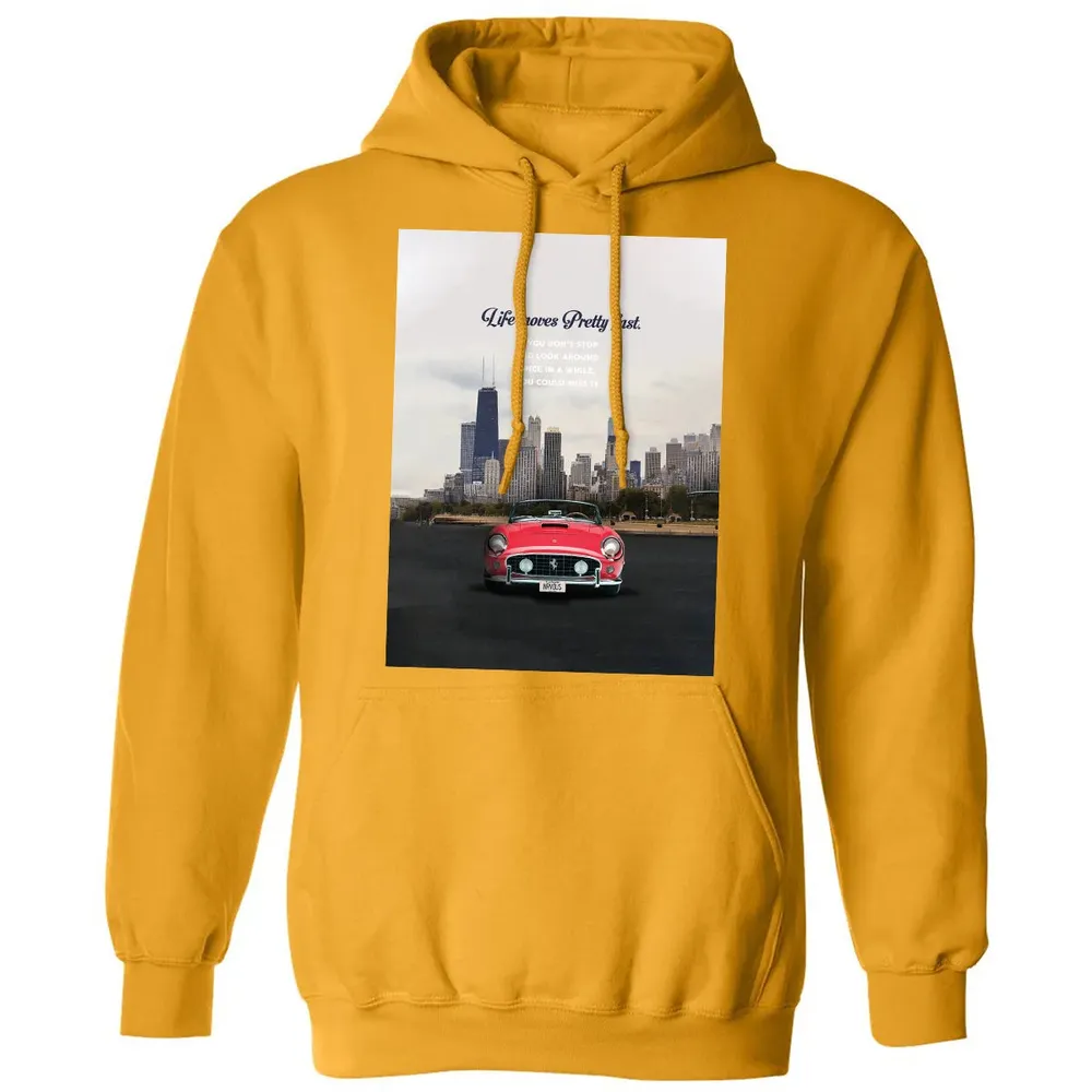 Life Moves Pretty Fast Classic Unisex Hoodie - 12