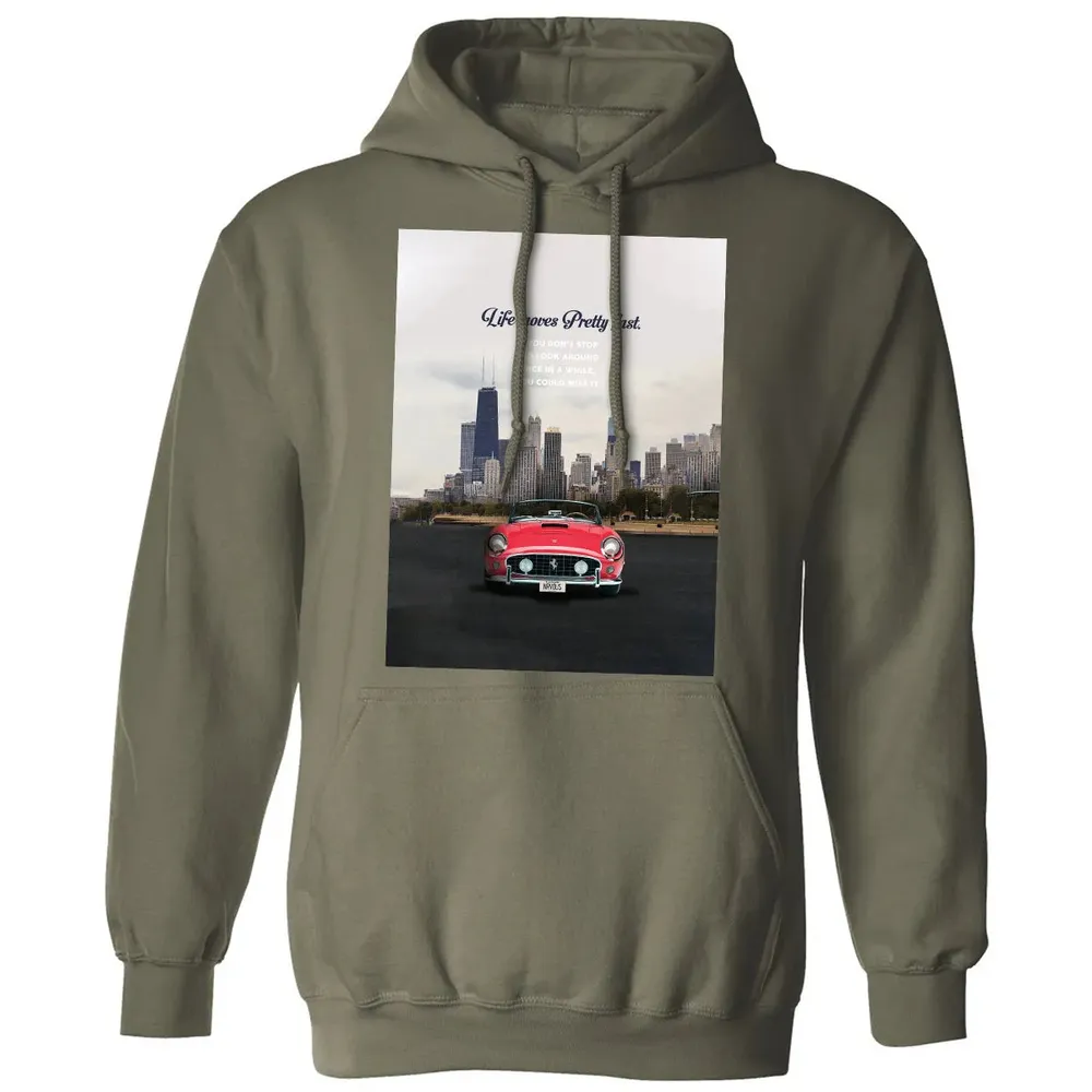 Life Moves Pretty Fast Classic Unisex Hoodie - 4