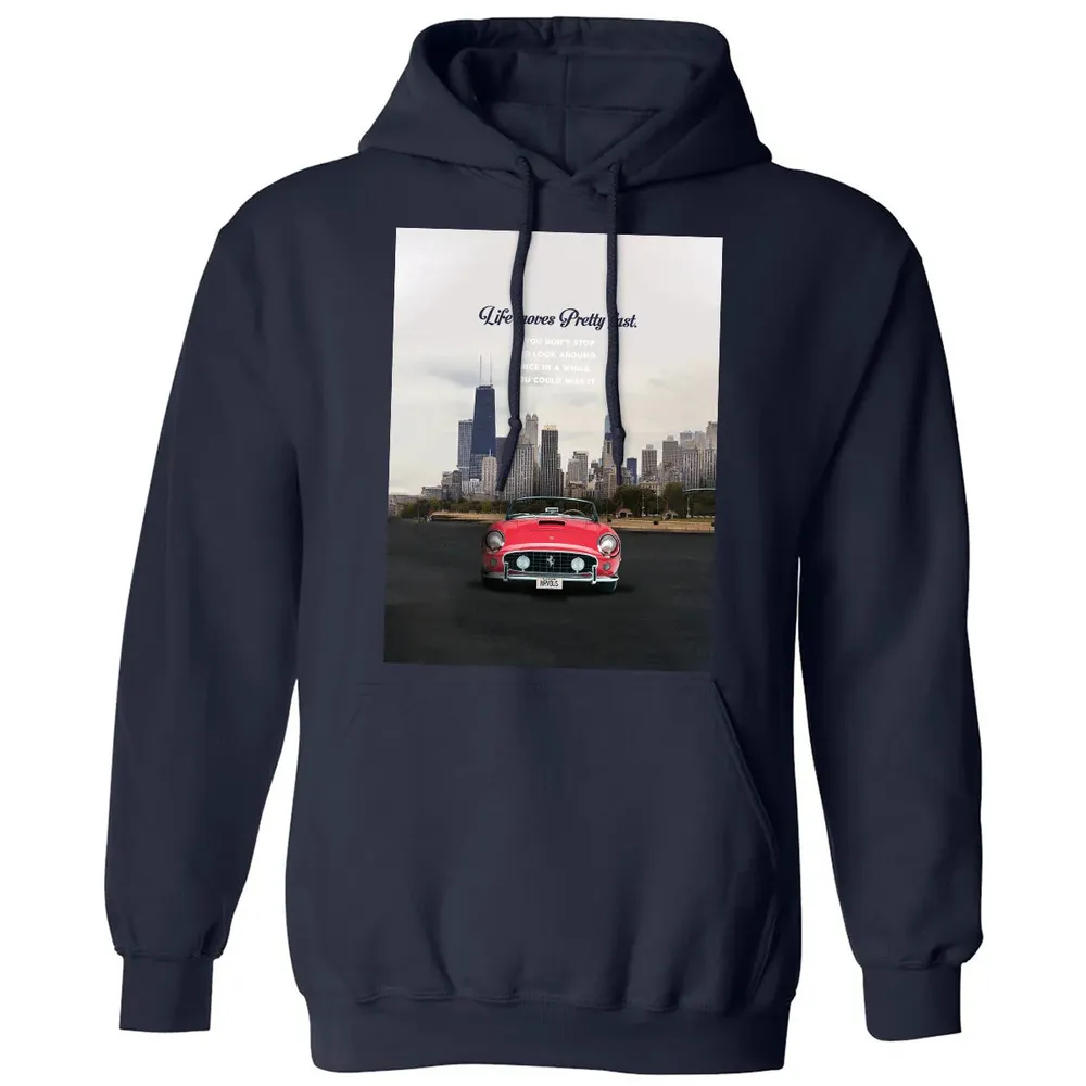 Life Moves Pretty Fast Classic Unisex Hoodie - 2