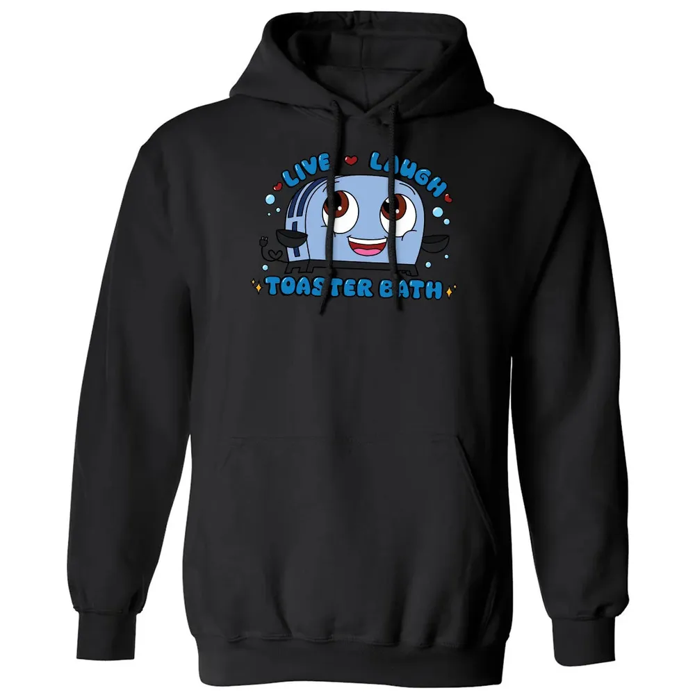 Live Laugh Toaster Bath Classic Unisex Hoodie - 11