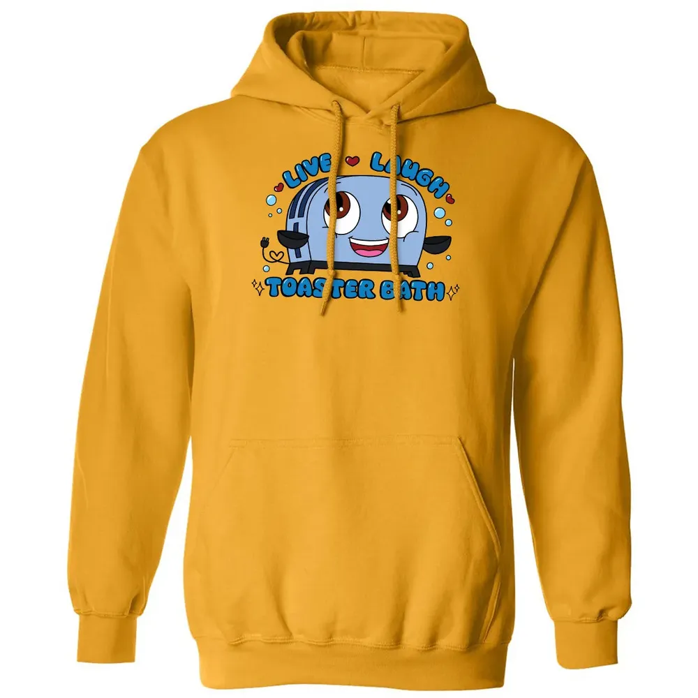 Live Laugh Toaster Bath Classic Unisex Hoodie - 12