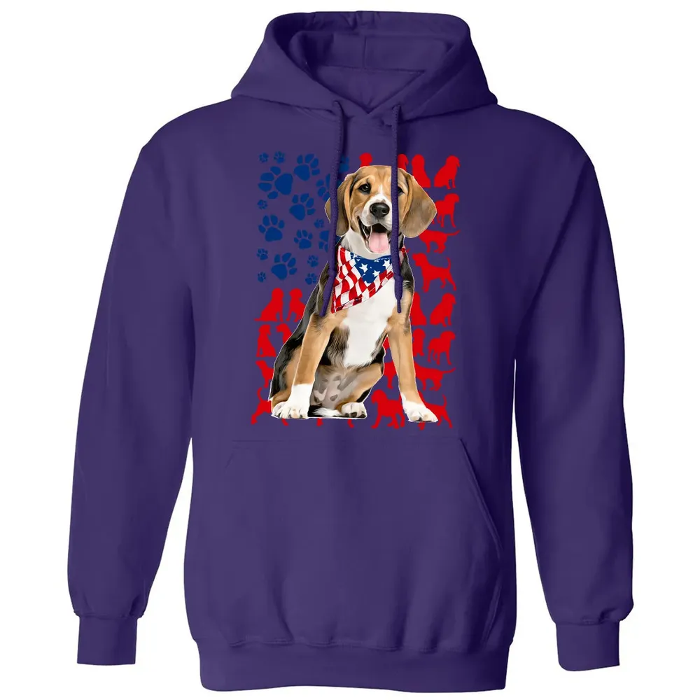 Beagles 4th Of July Classic Unisex Hoodie - 6