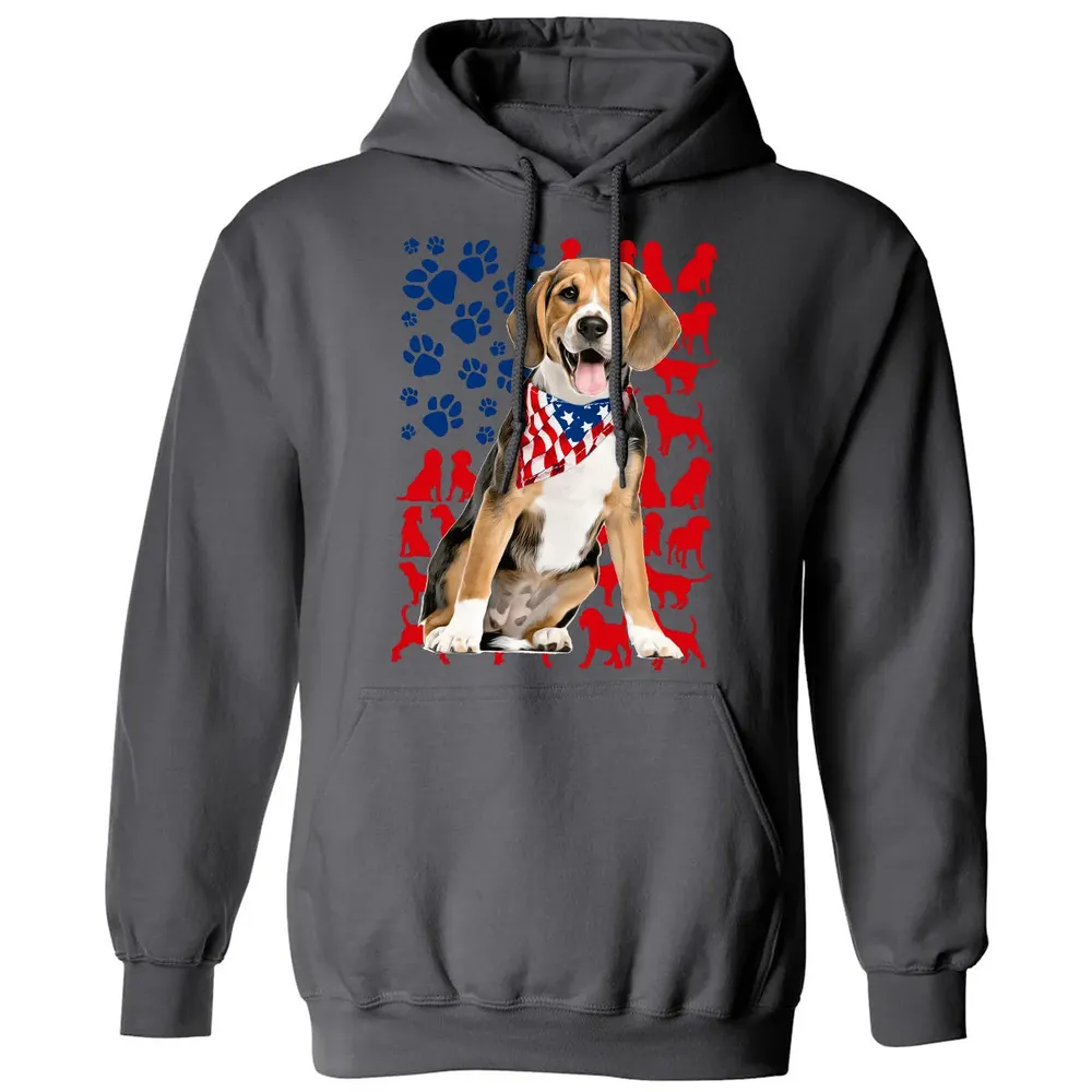 Beagles 4th Of July Classic Unisex Hoodie - 7