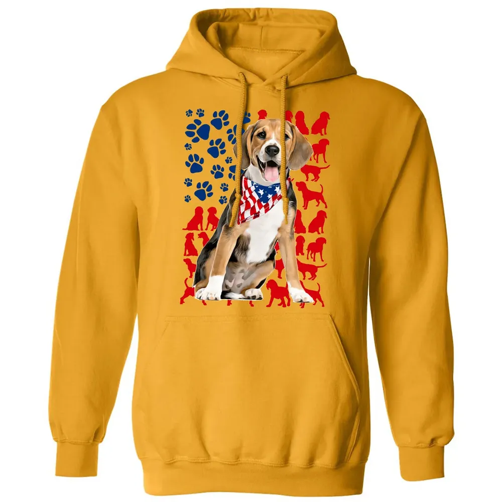 Beagles 4th Of July Classic Unisex Hoodie - 12