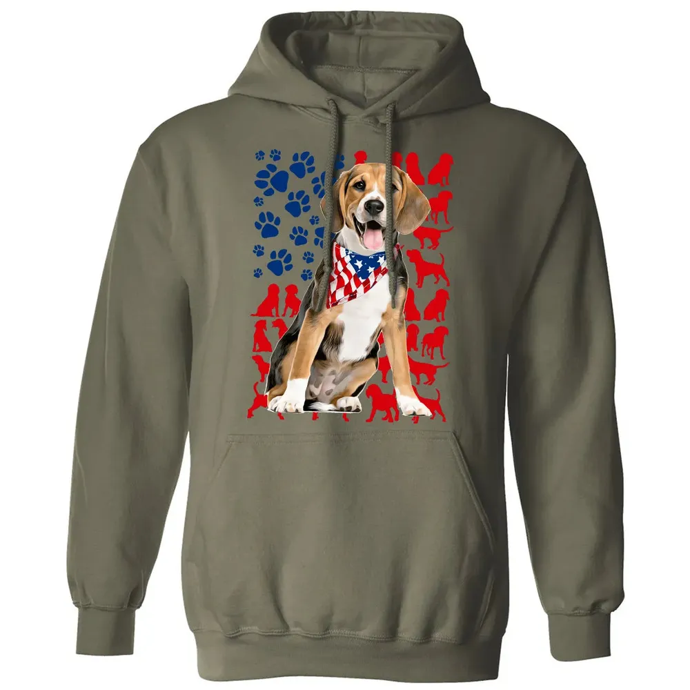 Beagles 4th Of July Classic Unisex Hoodie - 4
