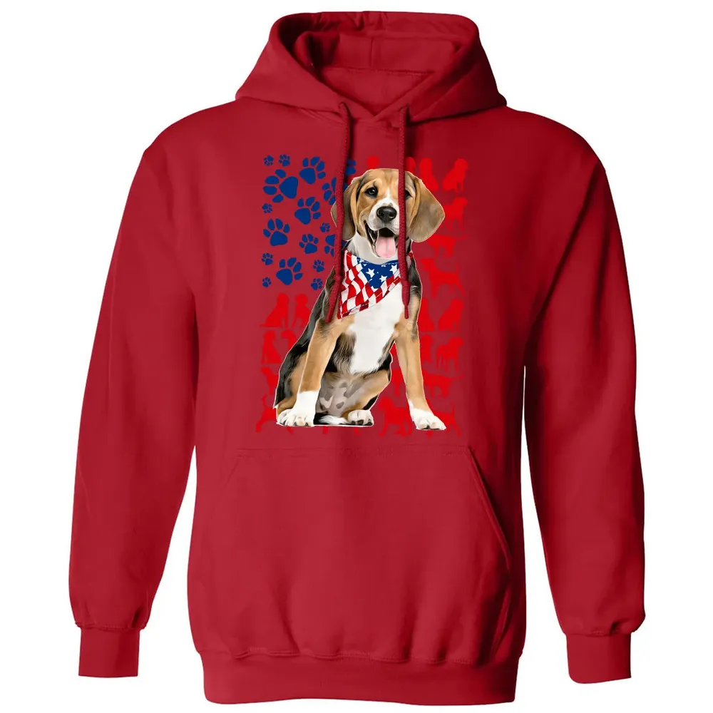 Beagles 4th Of July Classic Unisex Hoodie - 5