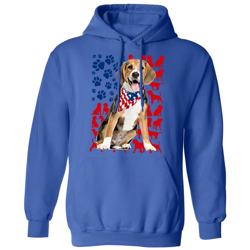 Beagles 4th Of July Classic Unisex Hoodie - 9
