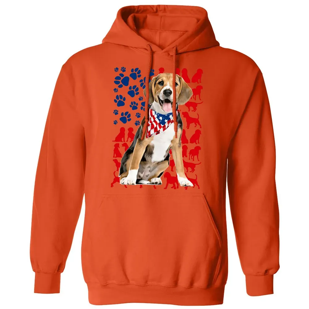 Beagles 4th Of July Classic Unisex Hoodie - 10