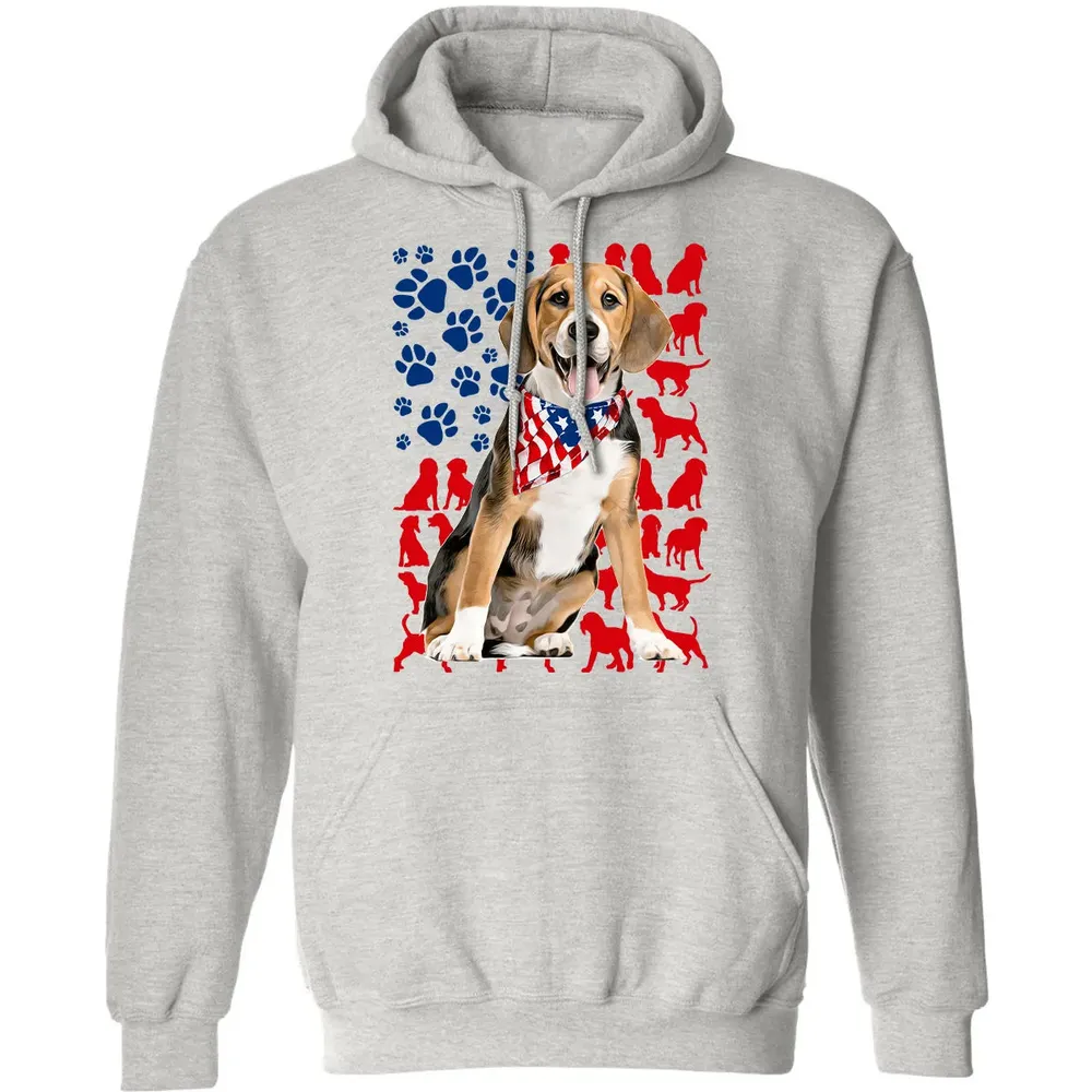 Beagles 4th Of July Classic Unisex Hoodie - 2