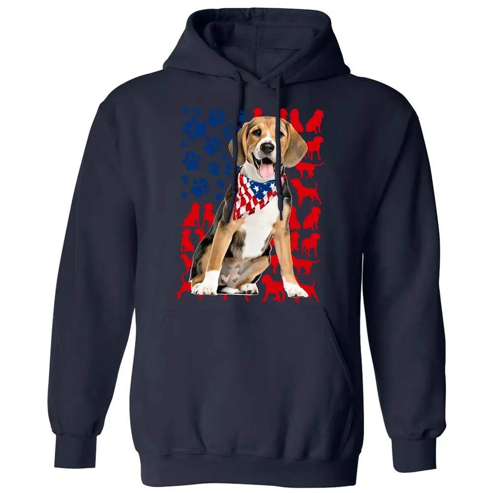Beagles 4th Of July Classic Unisex Hoodie - 8