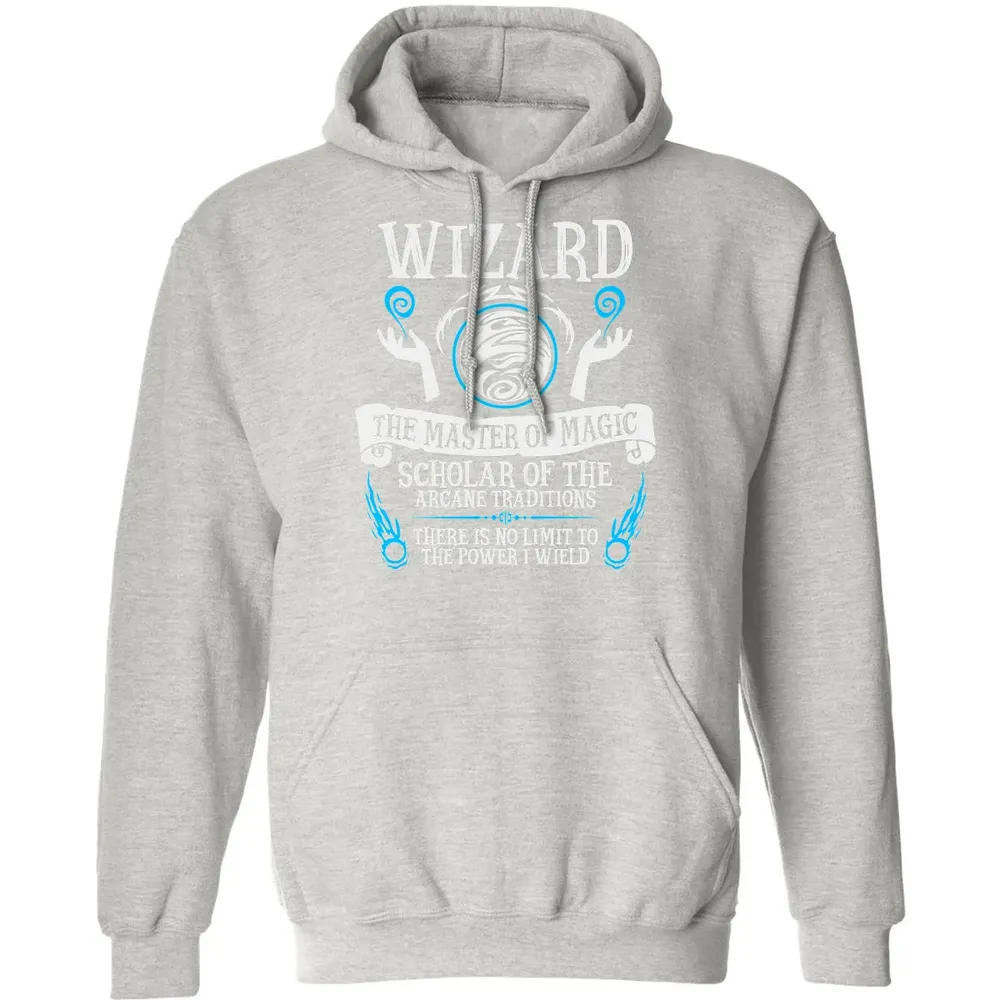 WIZARD, The Master of Magic (White Text) Classic Unisex Hoodie - 8