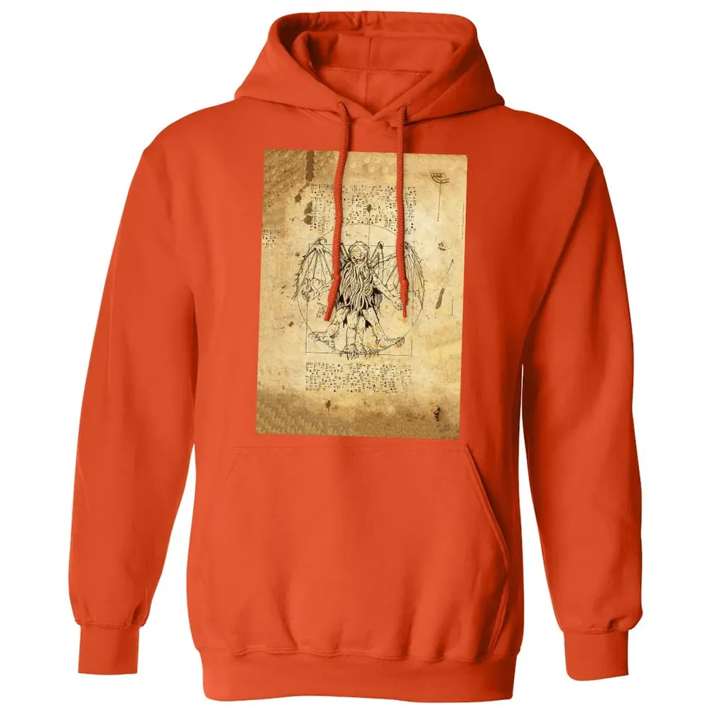 Cthulhu Vitruvian Classic Unisex Hoodie - 10
