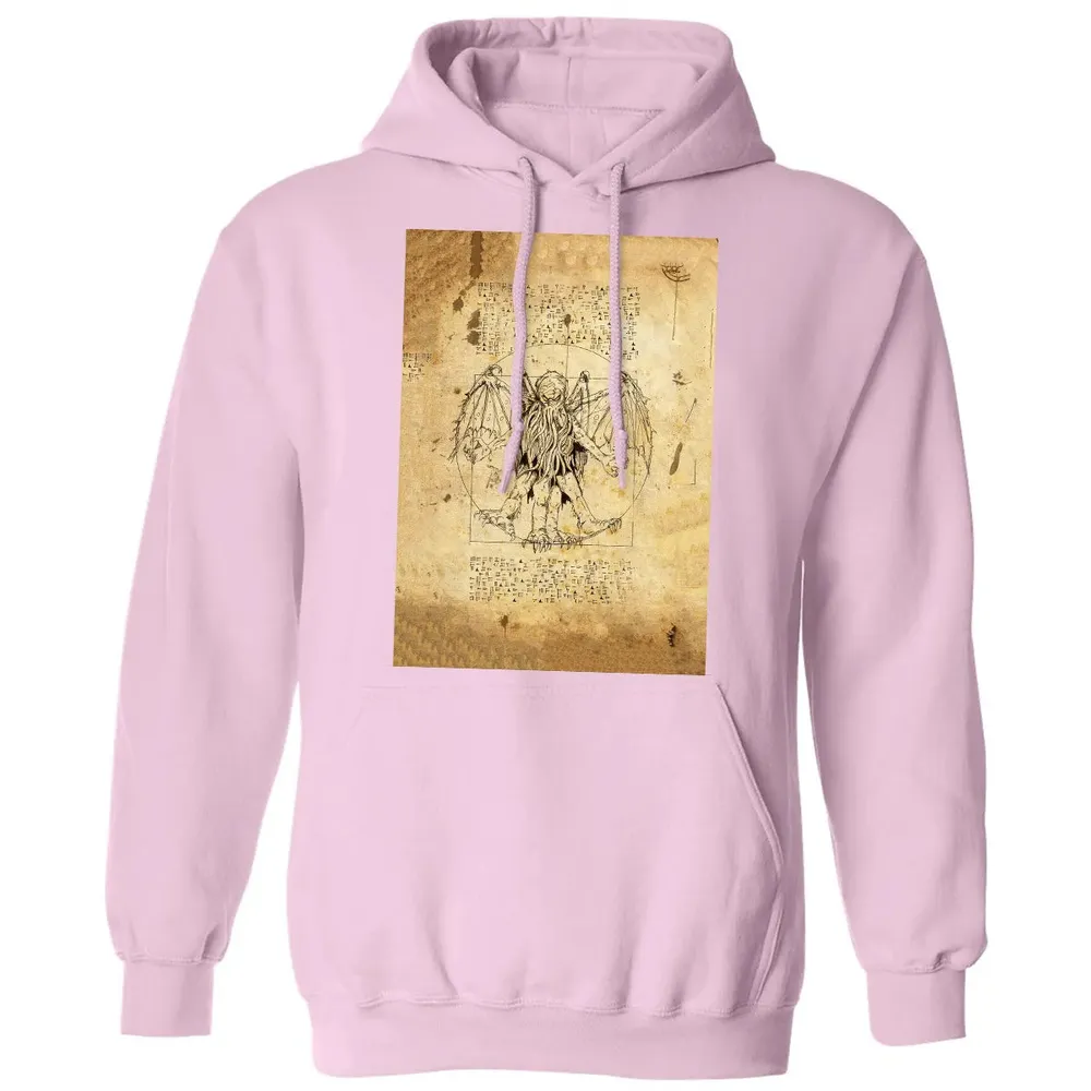 Cthulhu Vitruvian Classic Unisex Hoodie - 3
