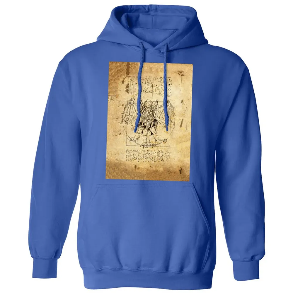 Cthulhu Vitruvian Classic Unisex Hoodie - 9