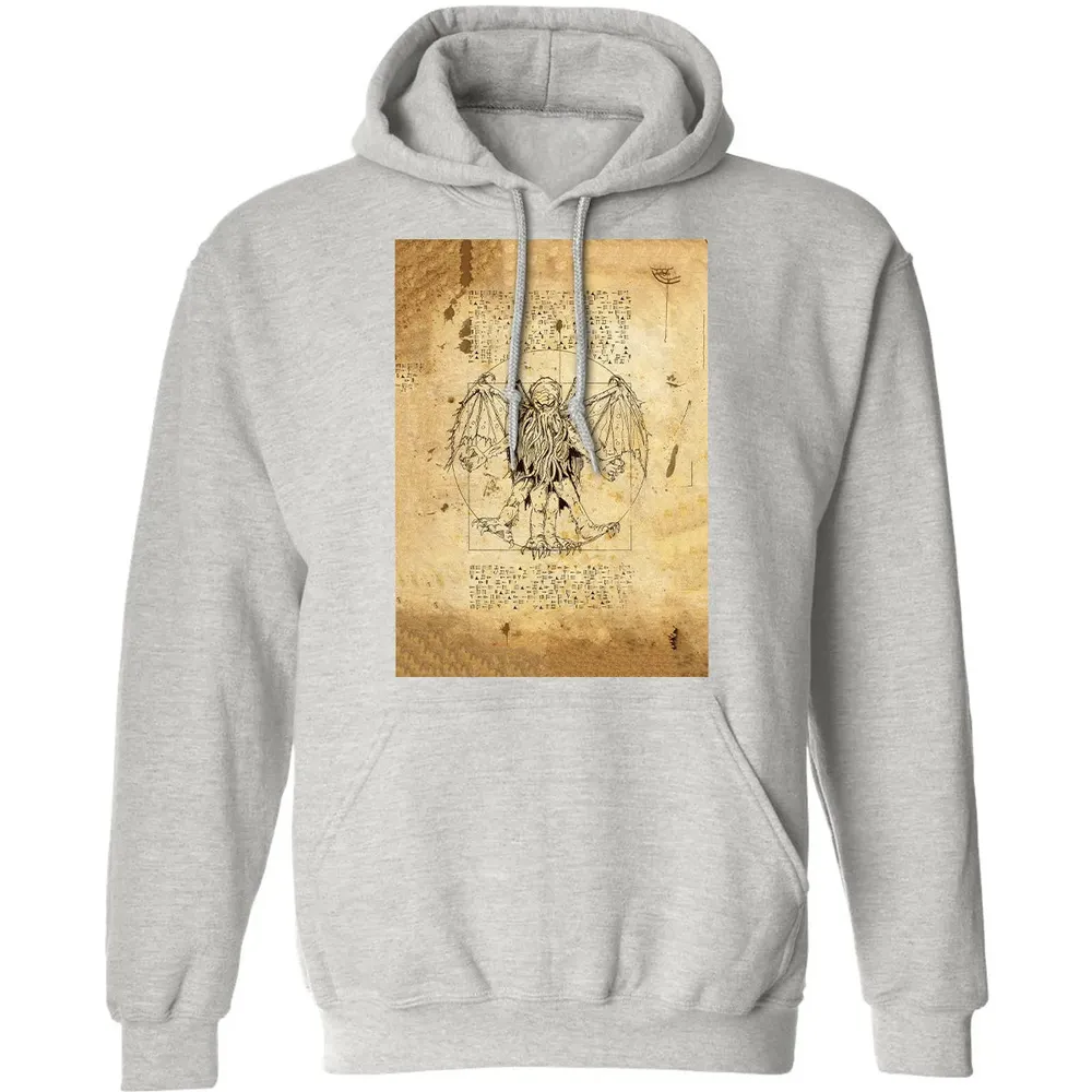 Cthulhu Vitruvian Classic Unisex Hoodie - 2