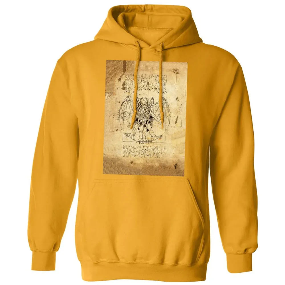 Cthulhu Vitruvian Classic Unisex Hoodie - 12