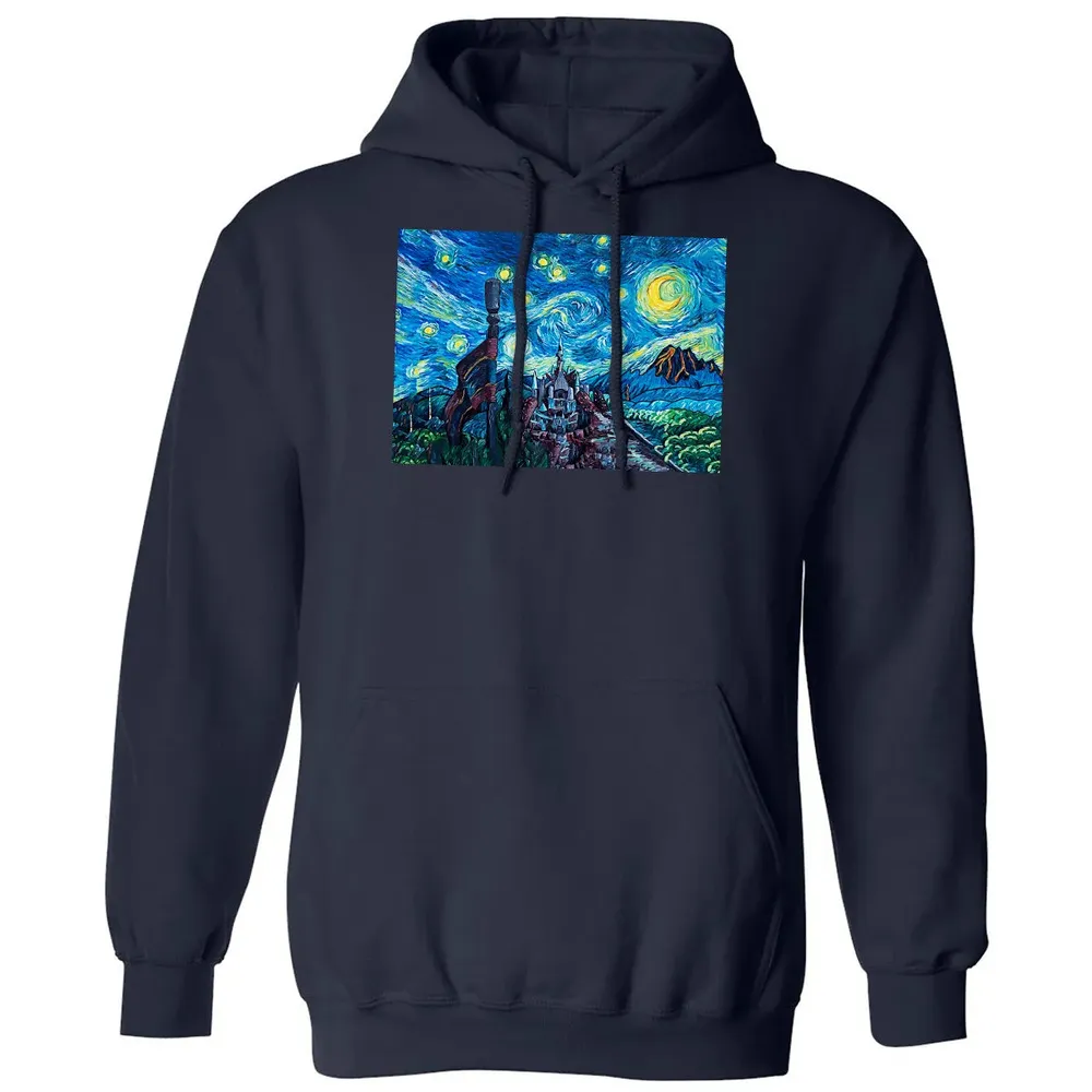 Over The Castle Poster Classic Unisex Hoodie - 8