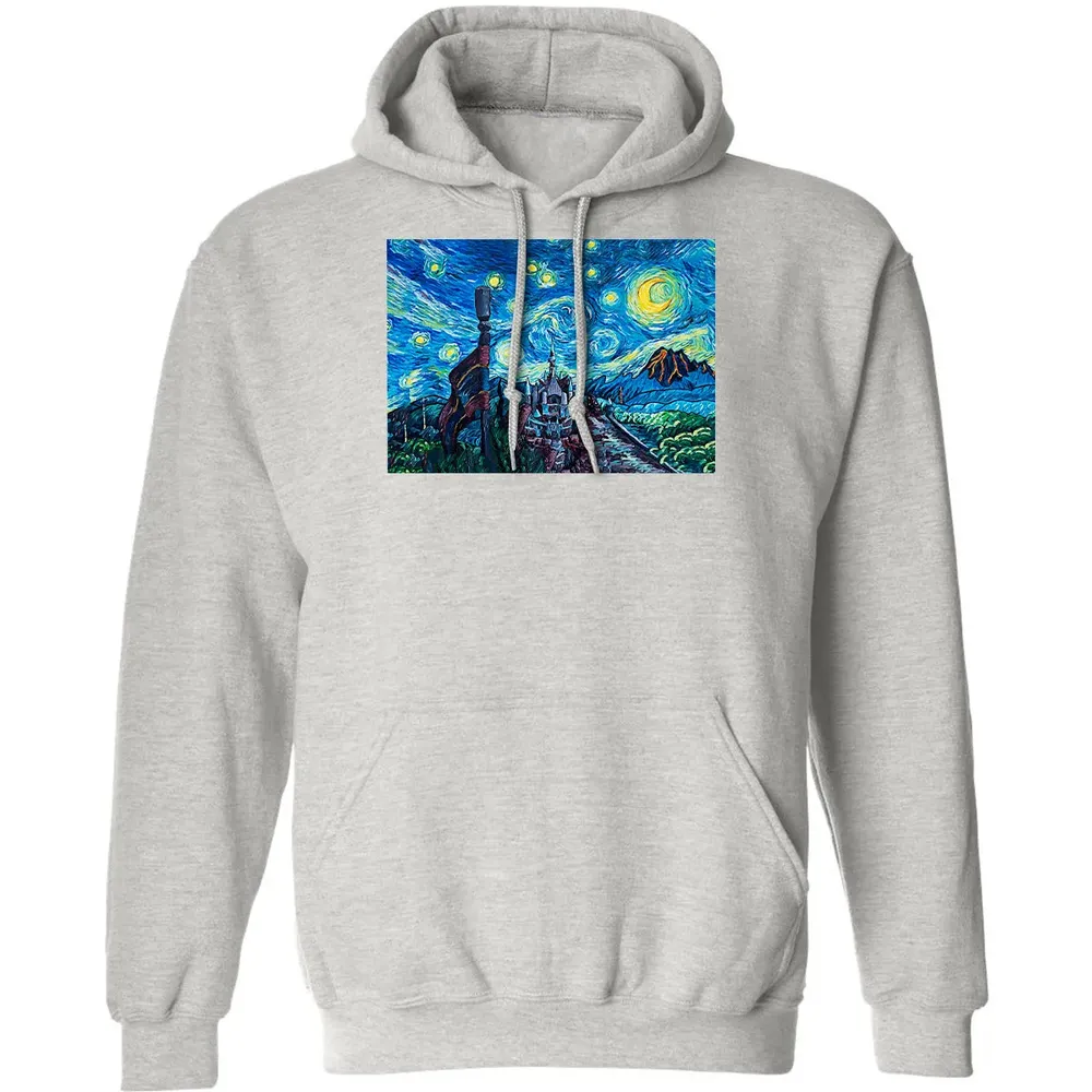 Over The Castle Poster Classic Unisex Hoodie - 2
