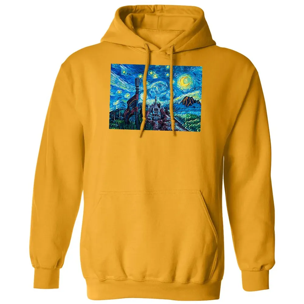 Over The Castle Poster Classic Unisex Hoodie - 12