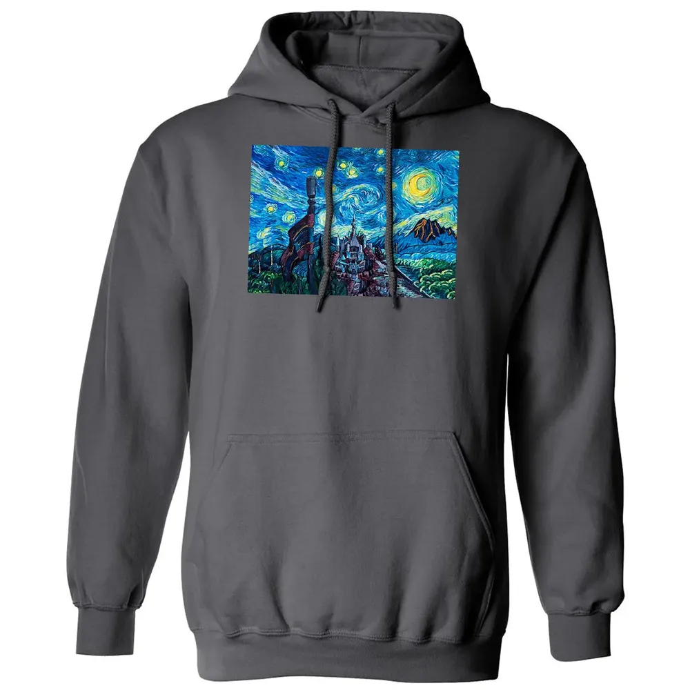 Over The Castle Poster Classic Unisex Hoodie - 7