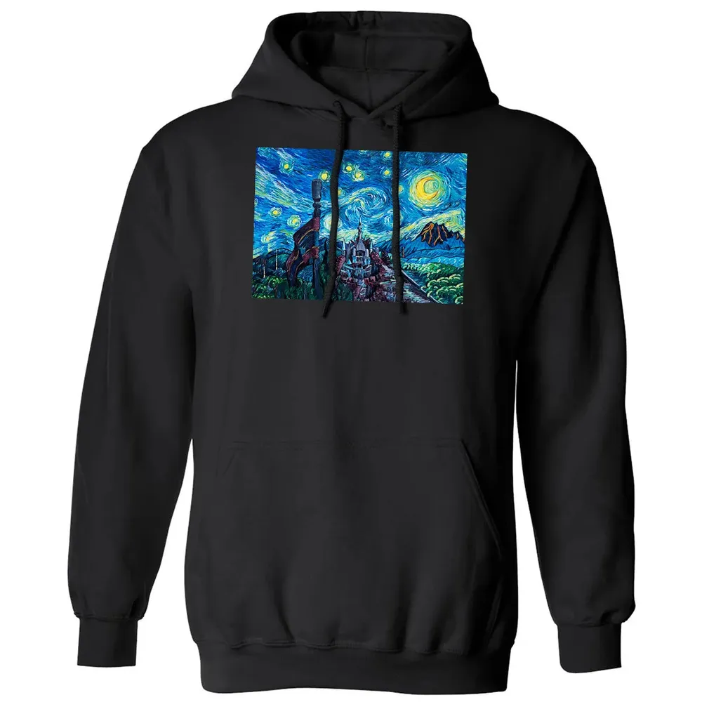 Over The Castle Poster Classic Unisex Hoodie - 11