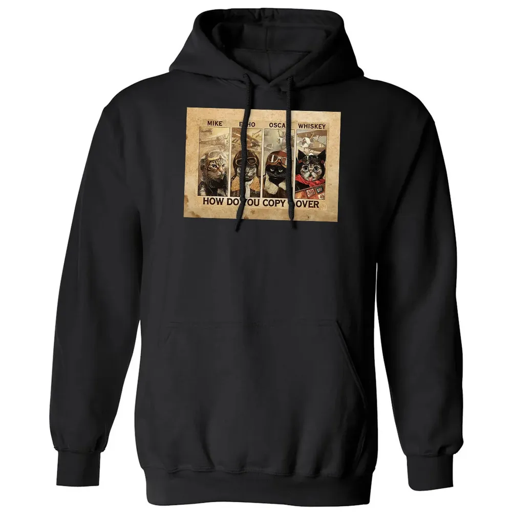 Mike Echo Oscar Whiskey How Do You Copy ? Over Classic Unisex Hoodie - 11