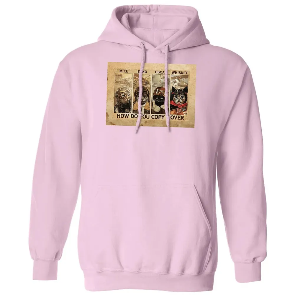 Mike Echo Oscar Whiskey How Do You Copy ? Over Classic Unisex Hoodie - 3