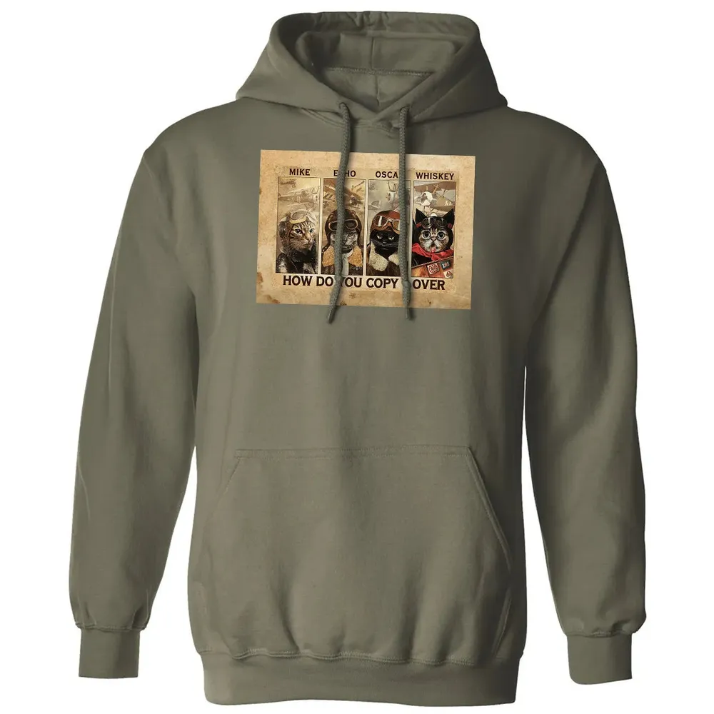 Mike Echo Oscar Whiskey How Do You Copy ? Over Classic Unisex Hoodie - 4