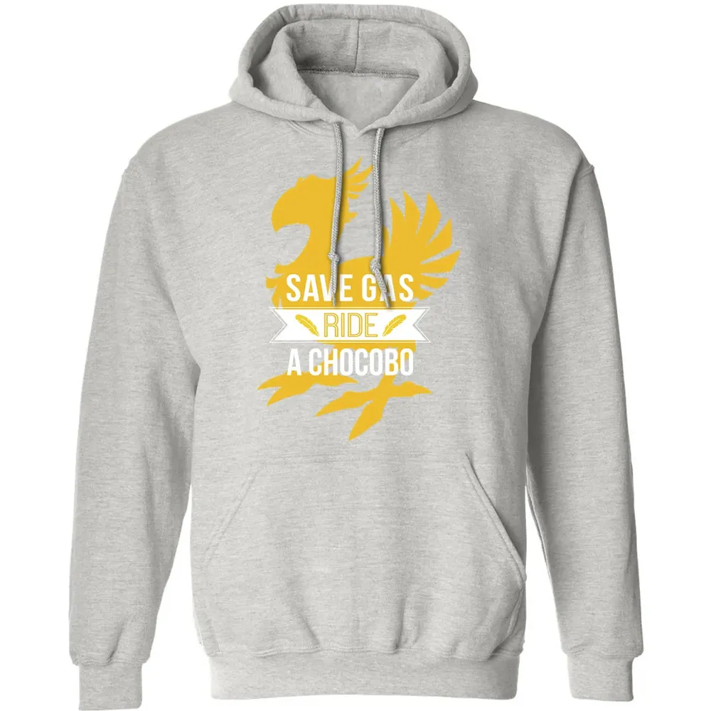 Fantasy Save Gas Ride a Chocobo Classic Unisex Hoodie - 8