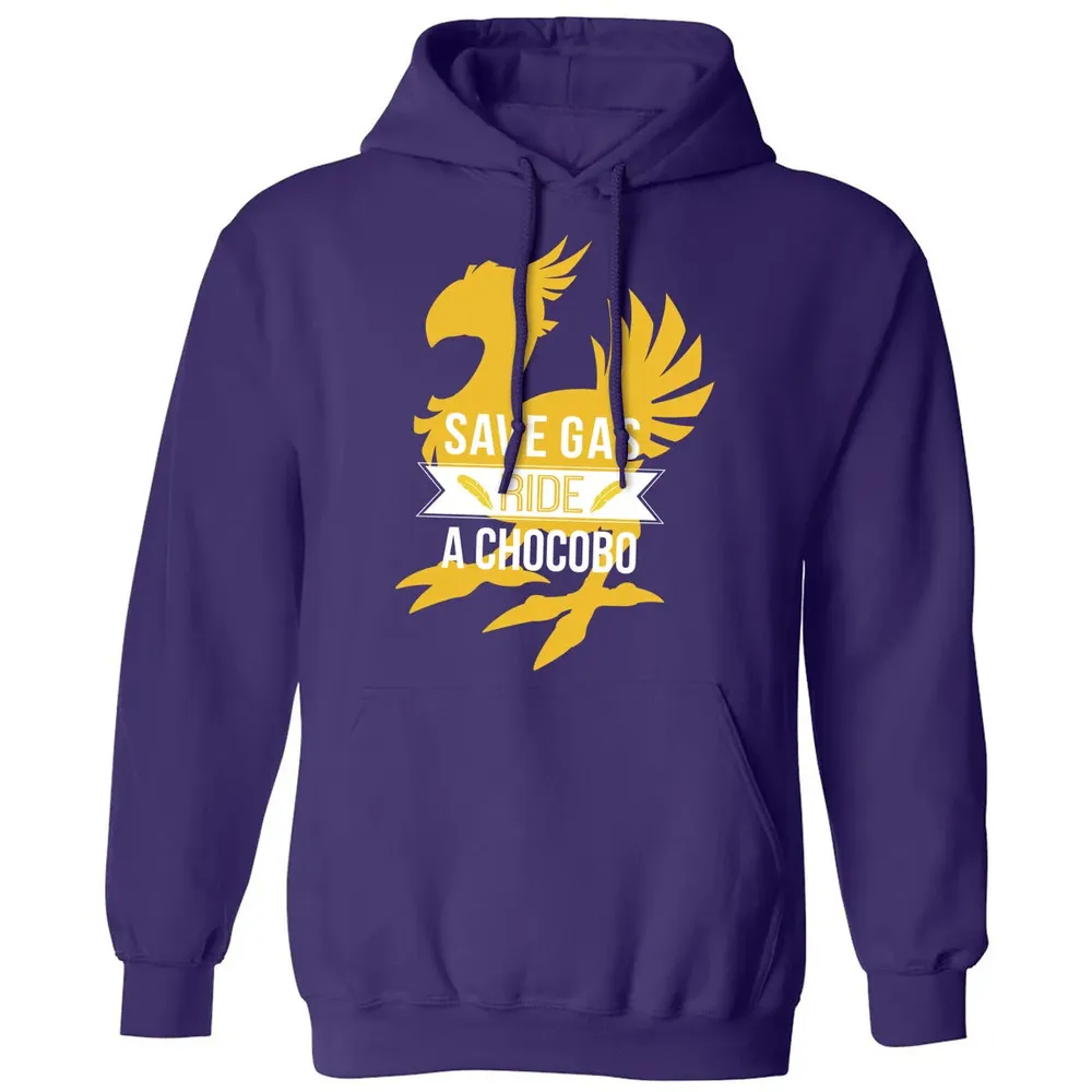 Fantasy Save Gas Ride a Chocobo Classic Unisex Hoodie - 6