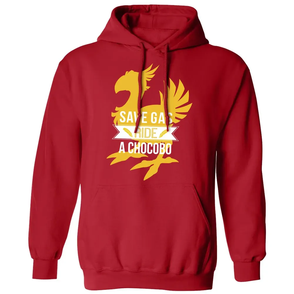 Fantasy Save Gas Ride a Chocobo Classic Unisex Hoodie - 5