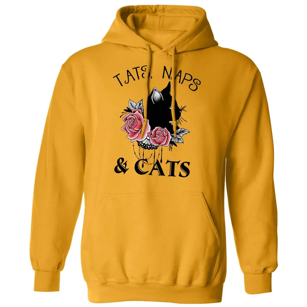 Tats, Naps & Cats Classic Unisex Hoodie - 12