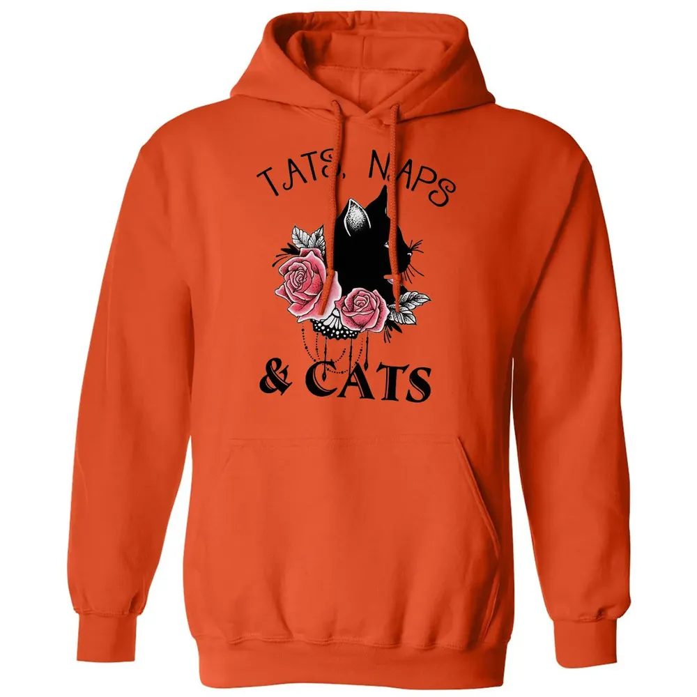 Tats, Naps & Cats Classic Unisex Hoodie - 10