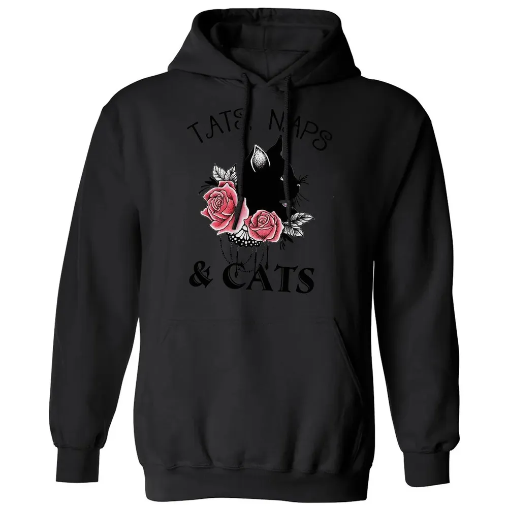 Tats, Naps & Cats Classic Unisex Hoodie - 11