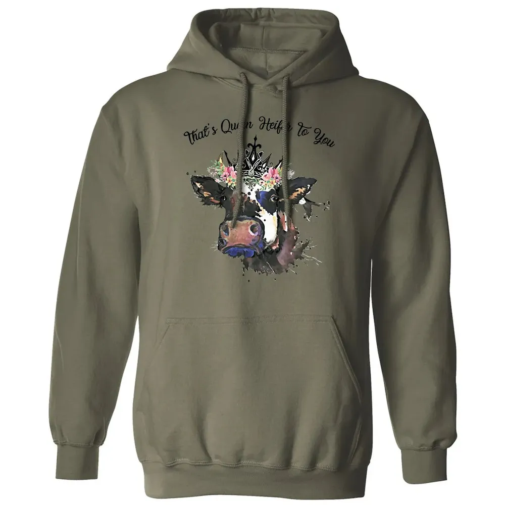 That's Queen Heifer To You Classic Unisex Hoodie - 4