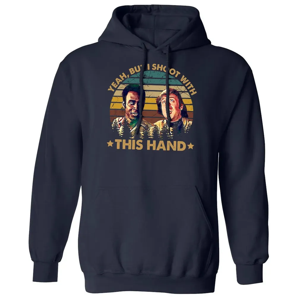 Yeah, But I Shoot With This Hand Classic Unisex Hoodie - 2