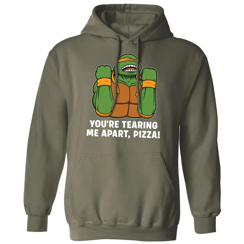 Tearing Me Apart Pizza Classic Unisex Hoodie - 4