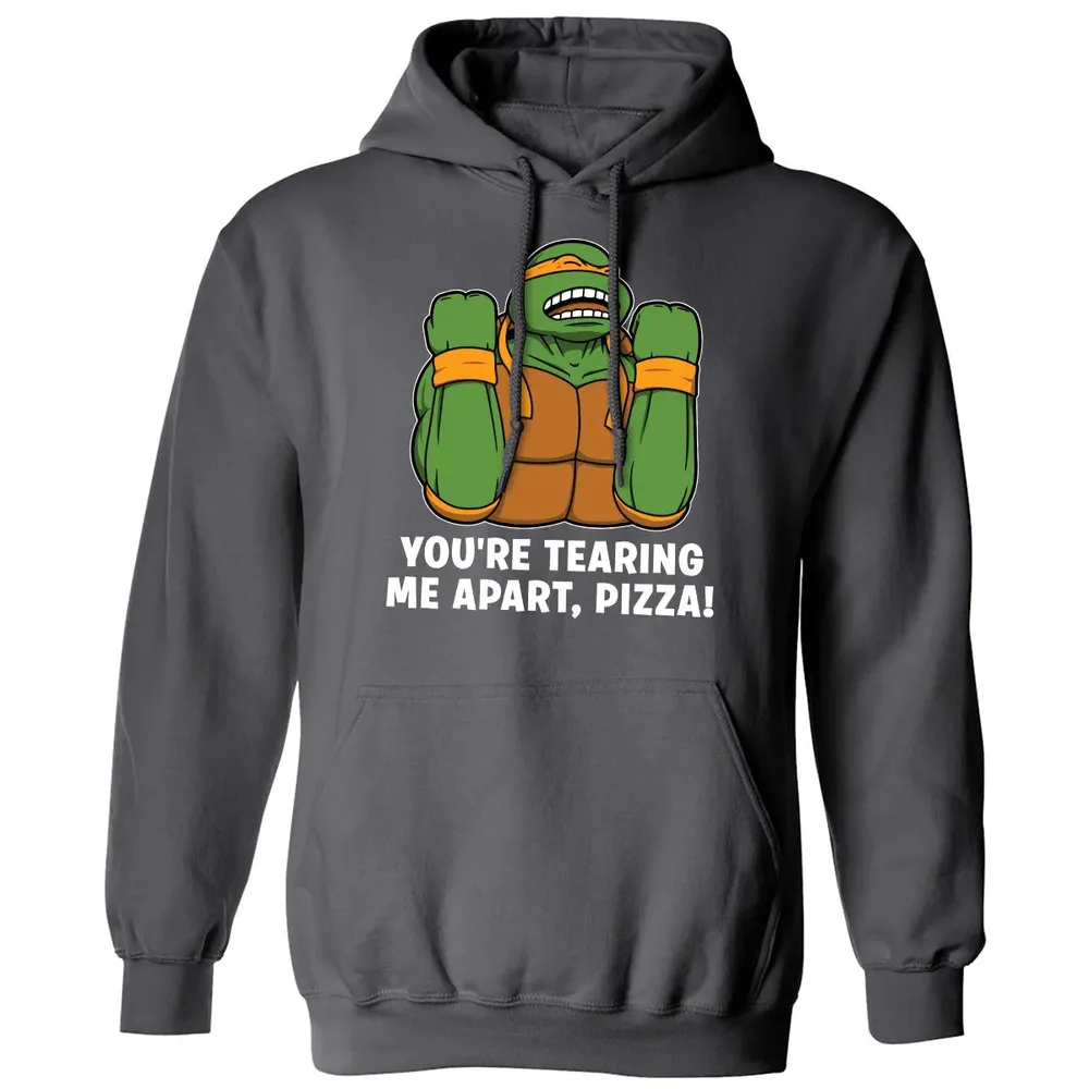 Tearing Me Apart Pizza Classic Unisex Hoodie - 7