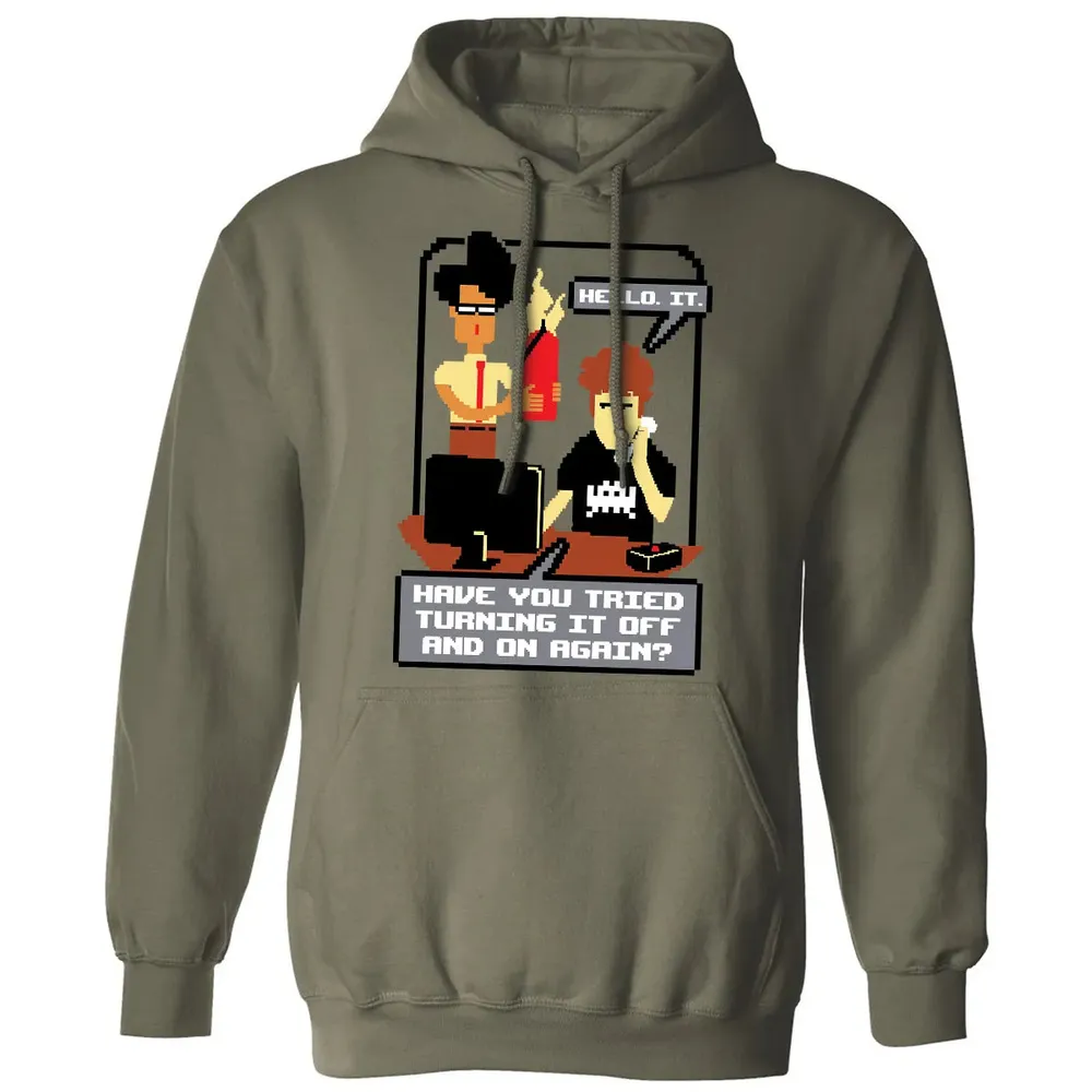 Turning It Off and On Classic Unisex Hoodie - 4