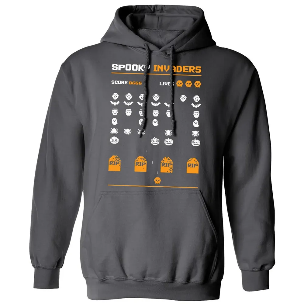 Spooky Invaders Classic Unisex Hoodie - 7