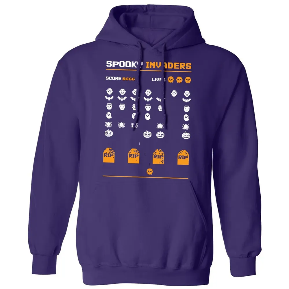 Spooky Invaders Classic Unisex Hoodie - 6