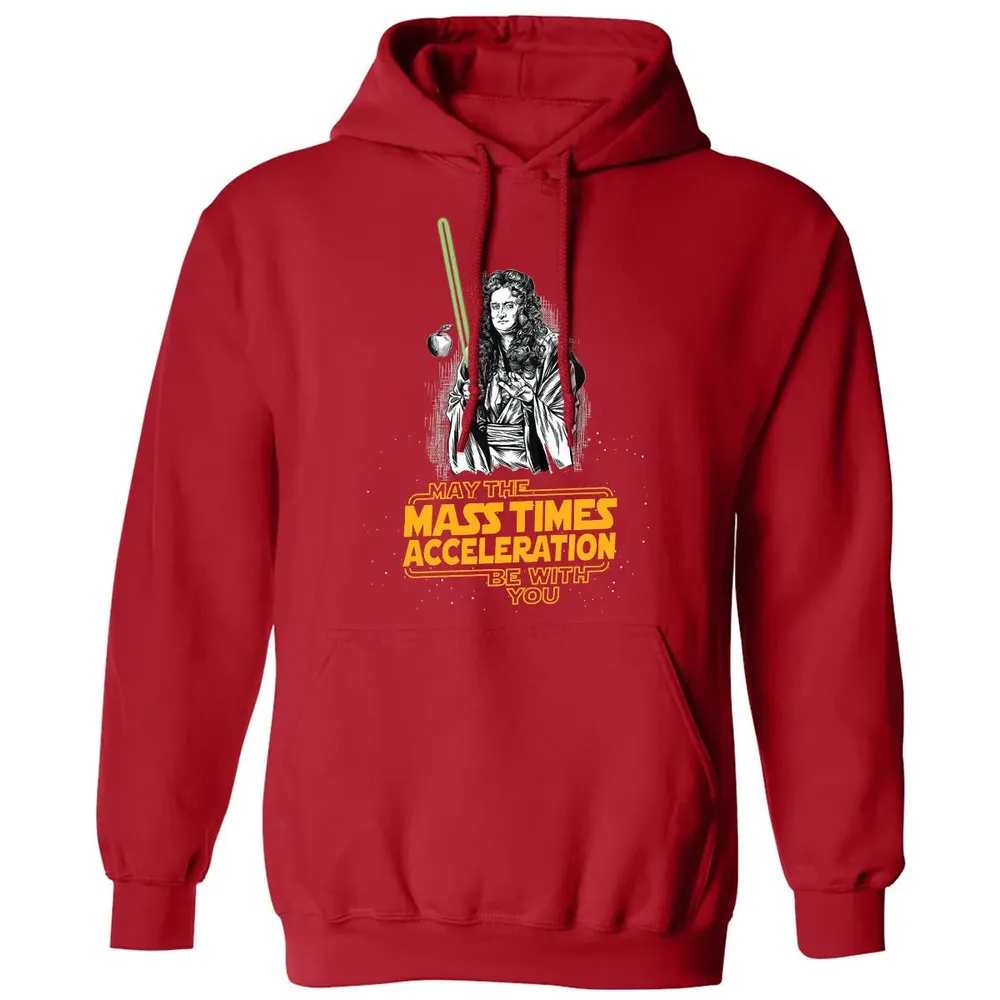 May The Mass Times Acceleration Be With You Classic Unisex Hoodie - 5