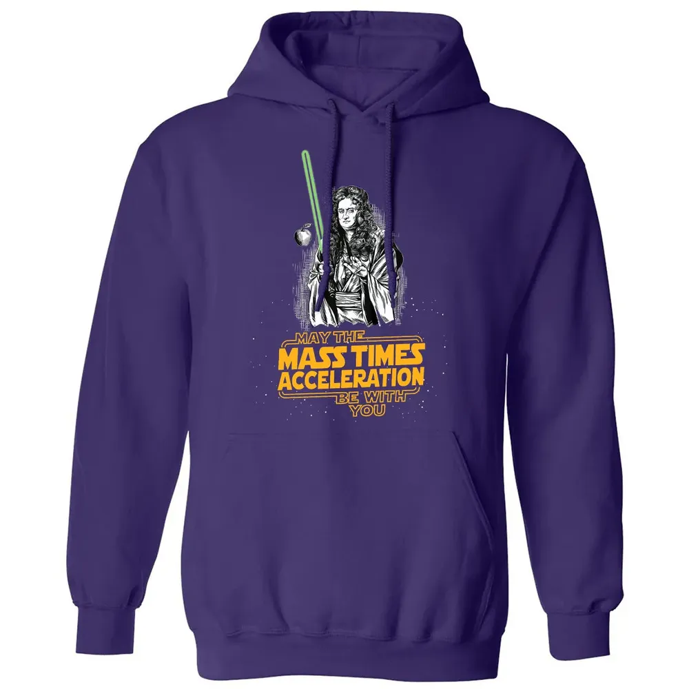 May The Mass Times Acceleration Be With You Classic Unisex Hoodie - 6