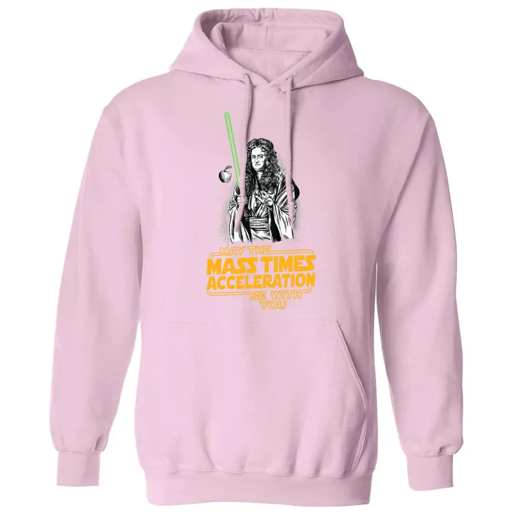 May The Mass Times Acceleration Be With You Classic Unisex Hoodie - 3