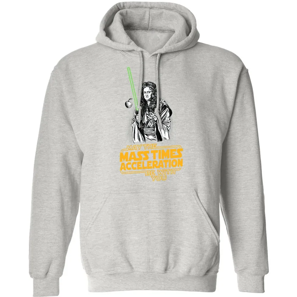 May The Mass Times Acceleration Be With You Classic Unisex Hoodie - 2