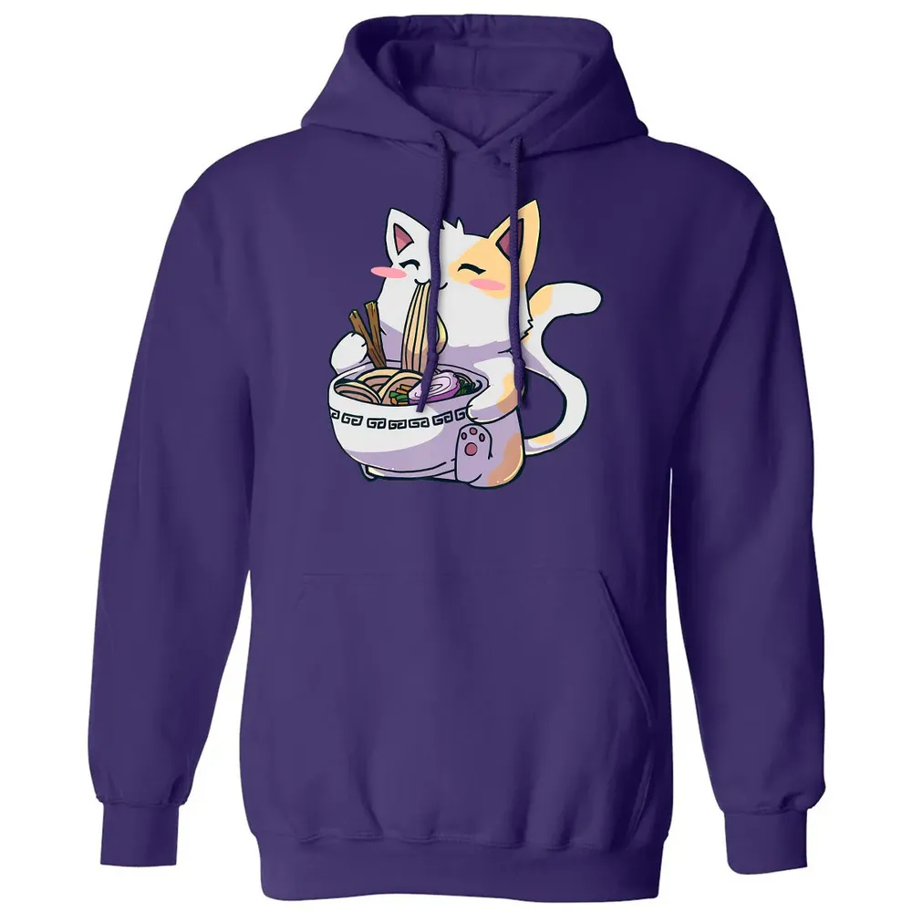Ramen  Cat T Kawaii Anime  Japanese Gift Classic Unisex Hoodie - 6
