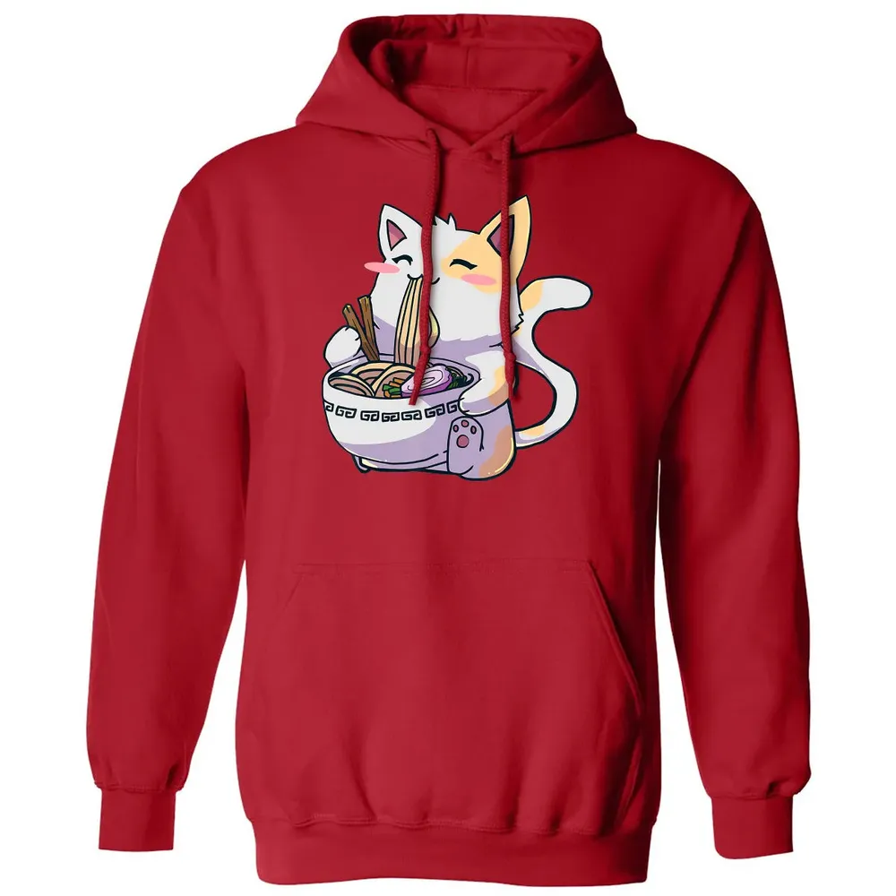 Ramen  Cat T Kawaii Anime  Japanese Gift Classic Unisex Hoodie - 5