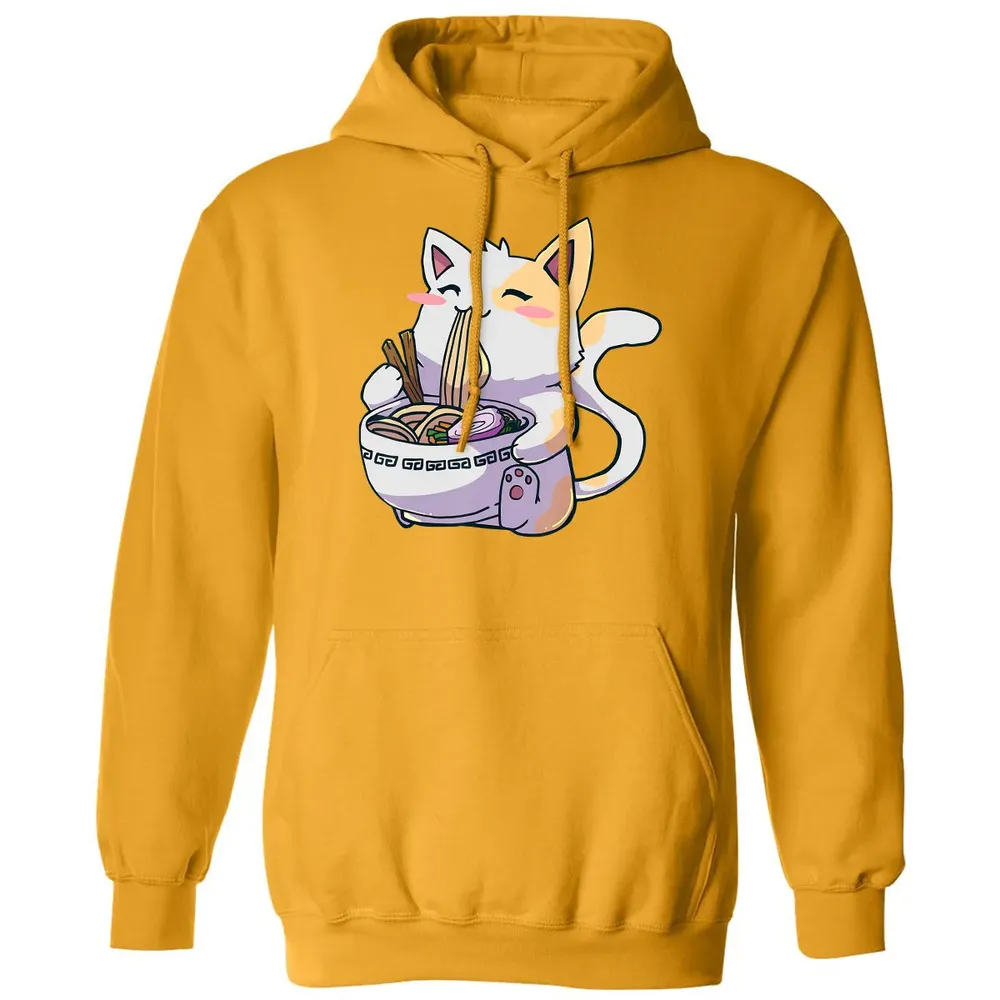 Ramen  Cat T Kawaii Anime  Japanese Gift Classic Unisex Hoodie - 12